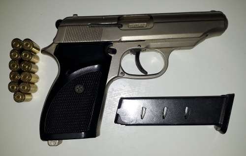 For Khashif:  9mm Blank Replica Walther PPK Full Metal