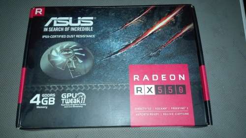 Asus Rx550 4G DDR5