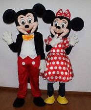 Mickey and Minnie Mouse mascot set