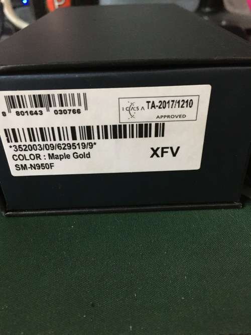 Samsung Galaxy Note 8 (Maple Gold) NO CRACKS