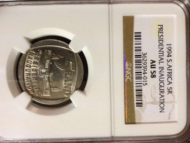 7 x 1994 Presidential inauguration Coins AU 58 (bid per coin)