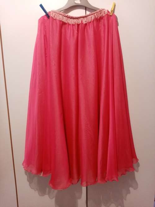 Pink double layer circle skirt 34-36