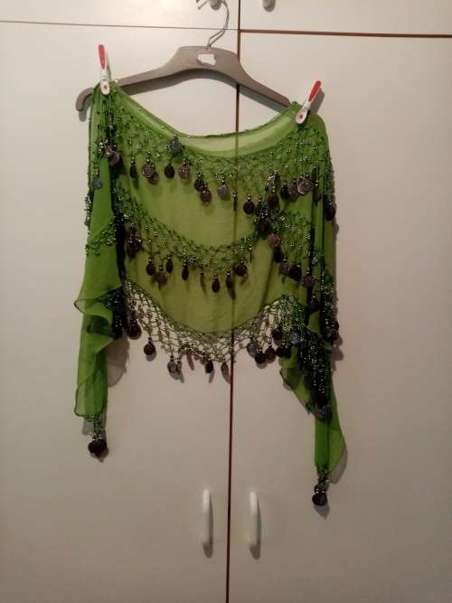 Green shimmy belt