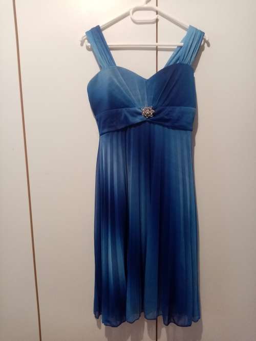 Blue cocktail dress L