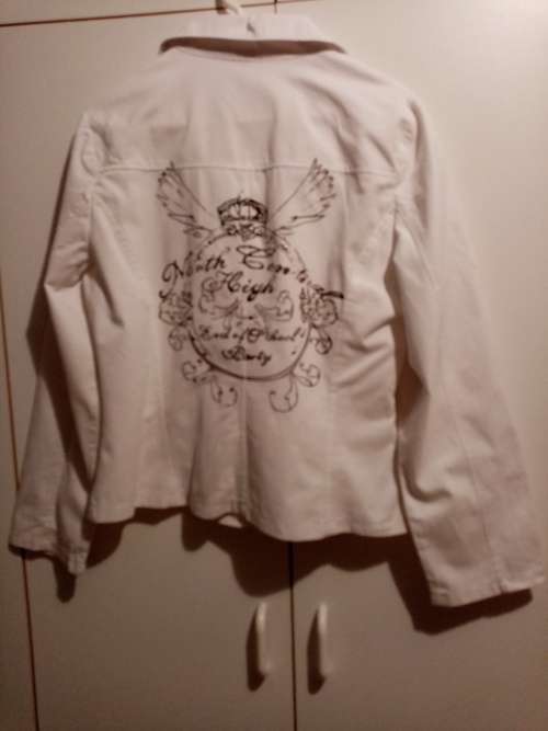 White gorgeous jacket XL