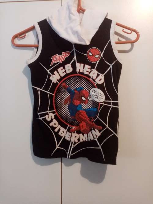 Spiderman hooded vest 6-7