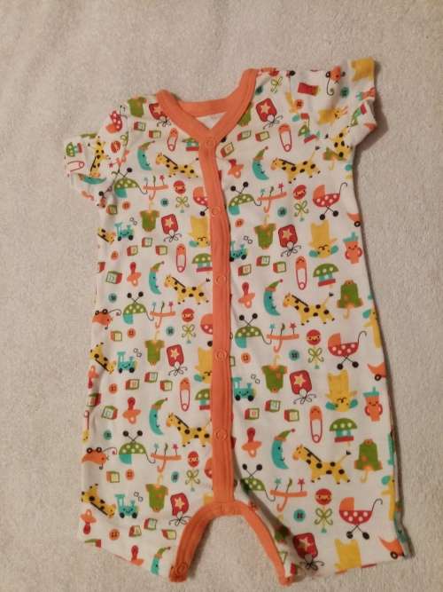 Lot of 2 Printed babygrows Woolworths 1-3 months