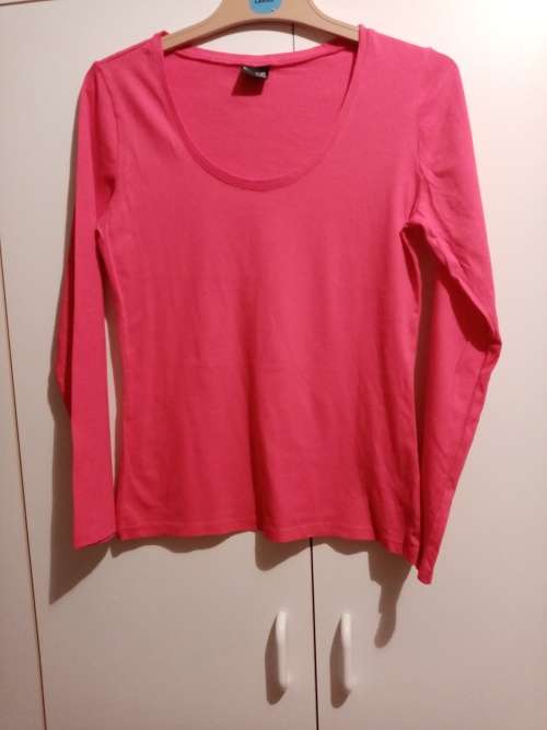 Pink long sleeved top L