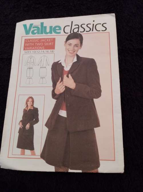 Value Classics jacket and skirt pattern new and uncut