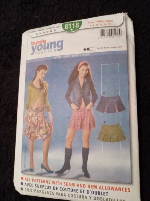 Burda Young fashion pattern complete