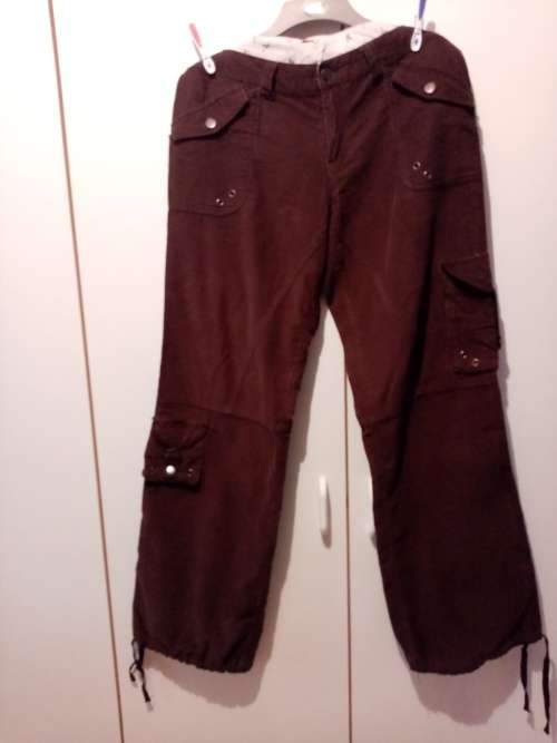 Brown corduroy cargo pants Woolworths as new 12