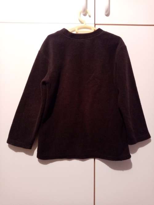 Black warm pyjama top 5-6