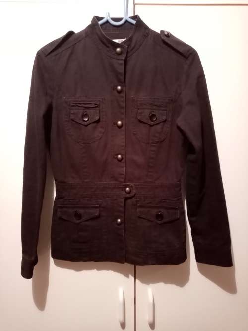 Black vintage military style jacket RJL 8 as new
