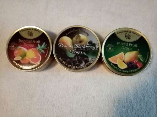 Set of 3 Cavendish Harvey fruit drop tins