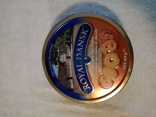 Royal Dansk brown biscuit tin (2 available)