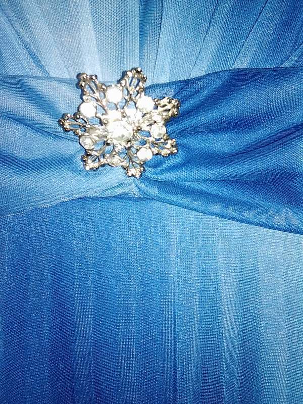 Blue cocktail dress L