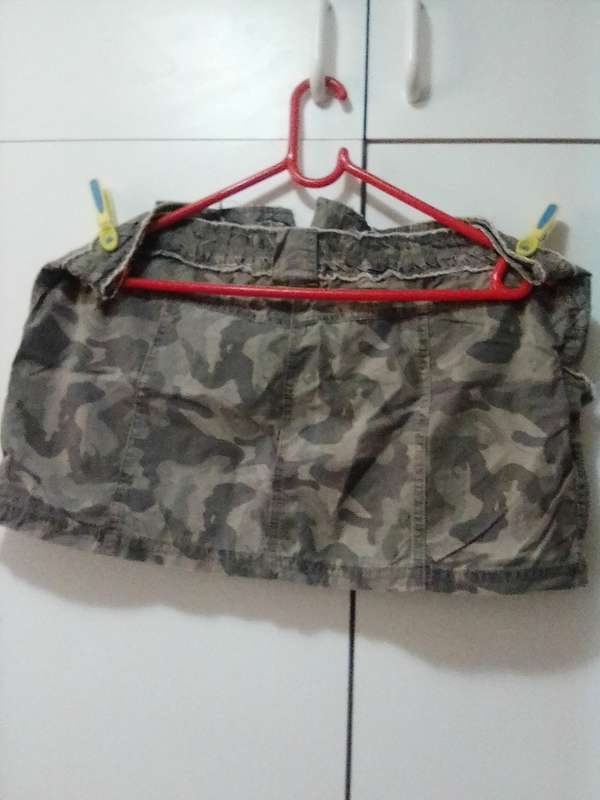 Camo mini skirt size 36