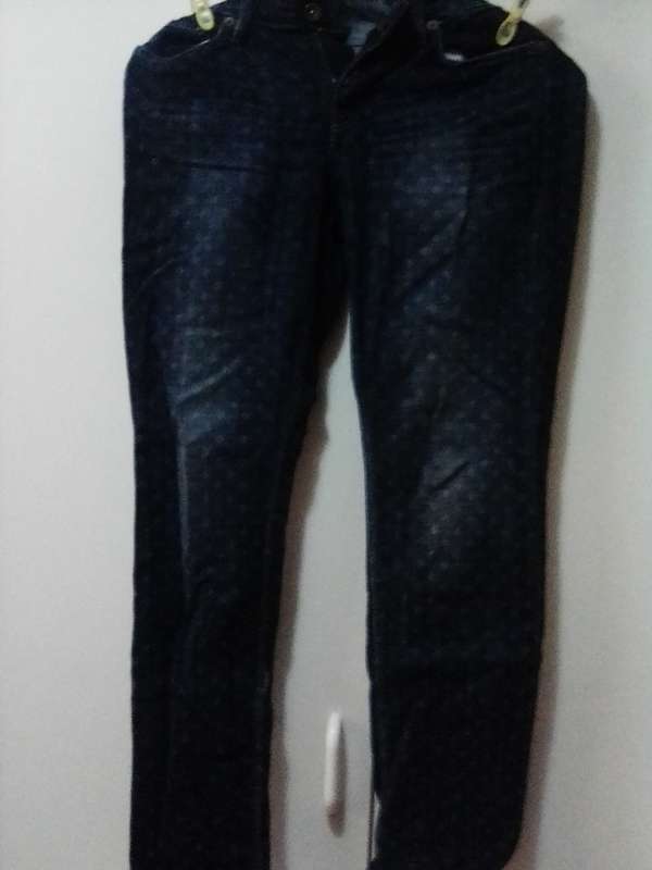 Blue patterned jeans size 34