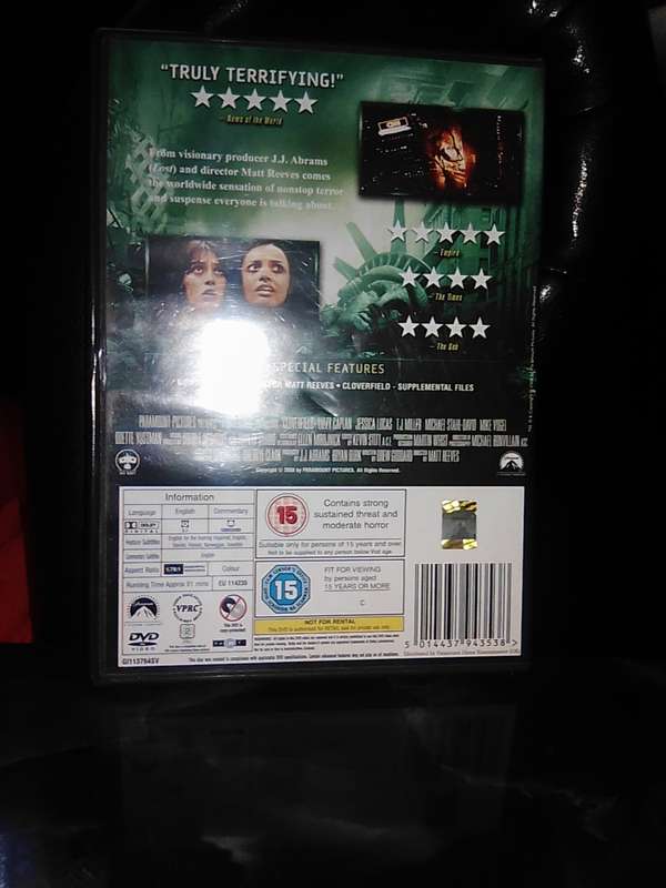 Cloverfield dvd