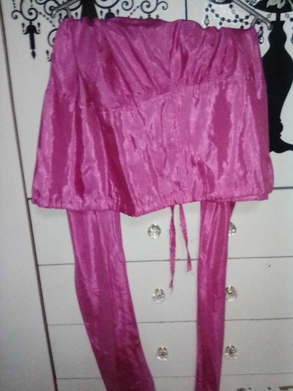 Stunning pink embroidered floral Punjabi outfit size XL