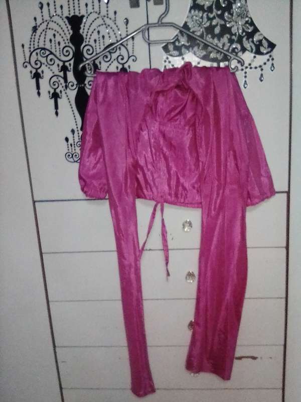 Stunning pink embroidered floral Punjabi outfit size XL