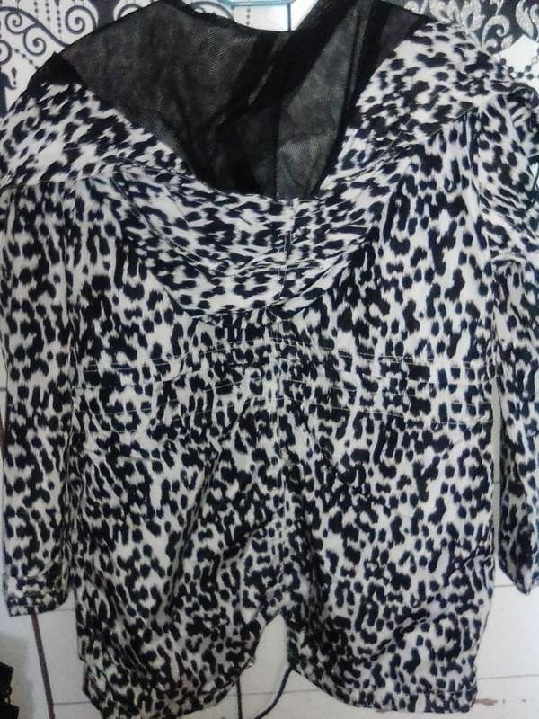 Stunning zebra print windbreaker jacket Uk8