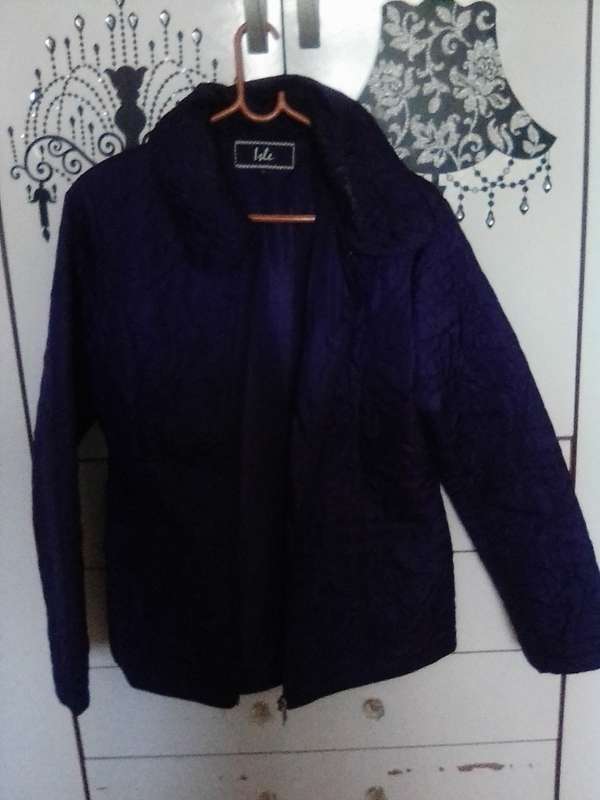 Stunning purple patterned bomber jacket size 12