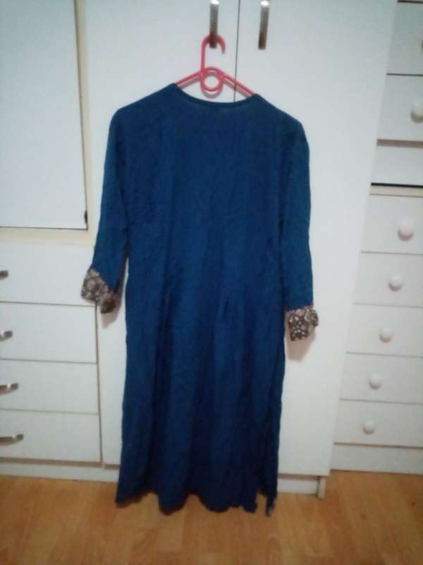 Blue Indian patterned Salwar Kameez