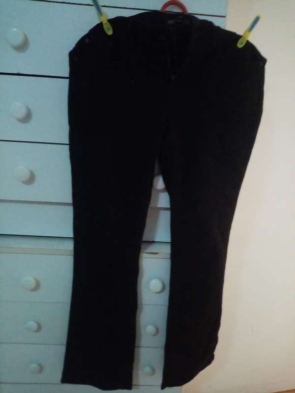 Black straight leg jeans size 12