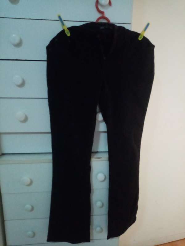 Black straight leg jeans size 12