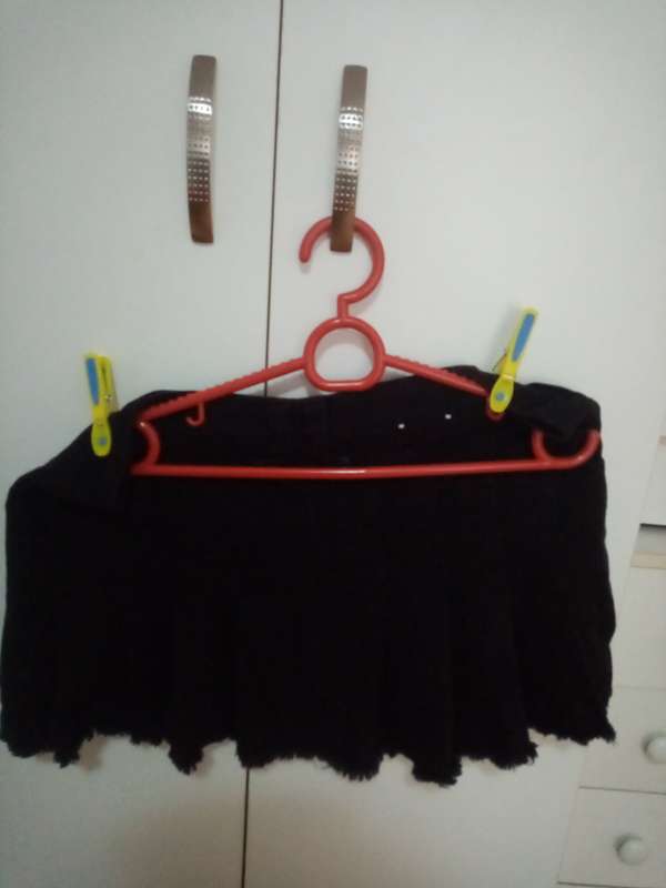 Jay Jay`s black denim mini skirt size 14