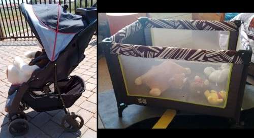 Camping Cot and Pram