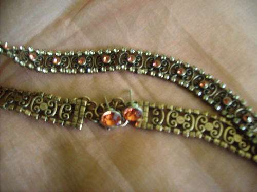 SWAROVSKI PADPARADCHA CHOKER