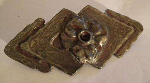 ROSE TINTED COPPER BELT BUCKLE