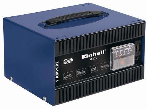 Einhell BT-BC 5 Blue 12V Car Battery Charger 5 Ampere