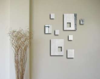 Acrylic Mirror Wall Decor Squares