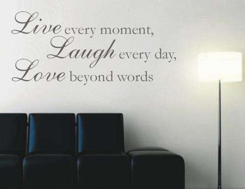 Inspirational Live Laugh Love Vinyl Decals Wall Art Stickers