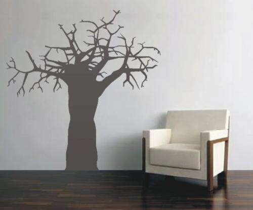 Large Boabab Tree Vinyl Decals Wall Art Stickers