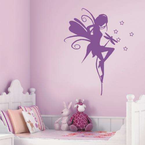 Abstract Fairy Vinyl Decals - Wall Art Stickers