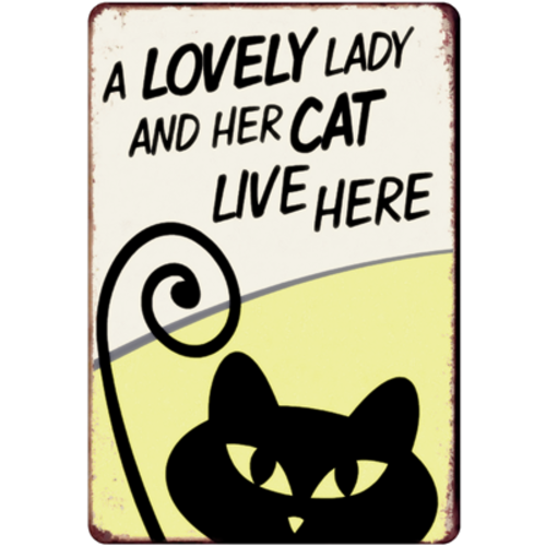 Spoilt Cats Retro Sign