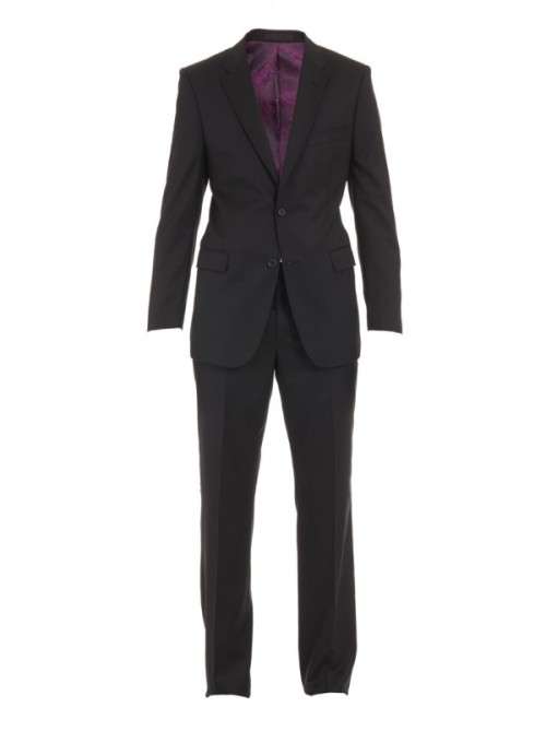 Clearance!! Carducci black suit - 38 regular jacket / trousers 32