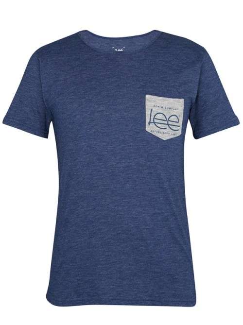 Bigger than black Friday! Lee King Pocket T-Shirt Navy - Medium
