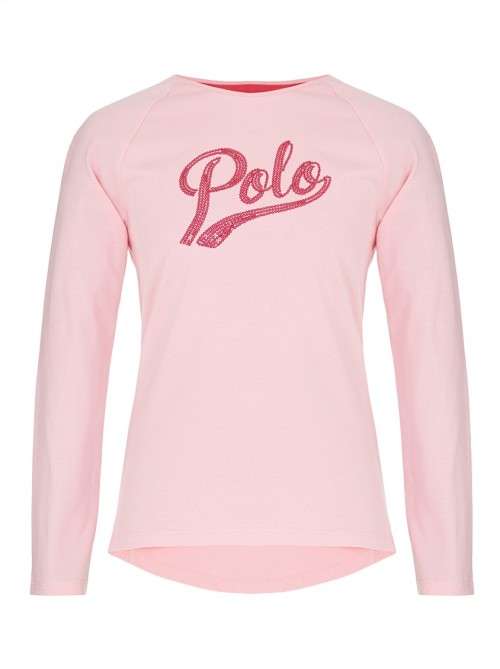 Polo t-shirt pink - 5-6 years