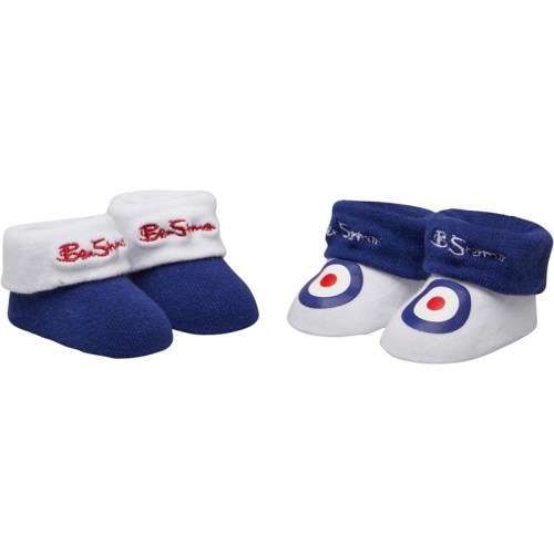 Ben Sherman boy booties (2 pairs per pack) - Packaging may be slightly damaged
