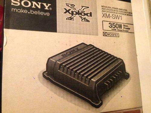 Sony 350watt Monoblock
