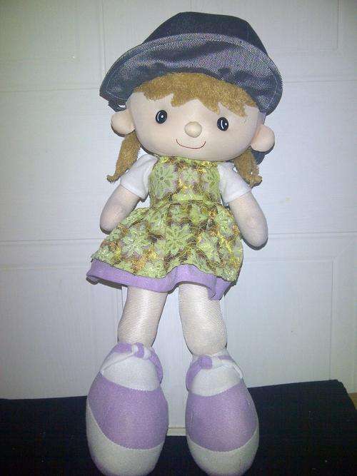 Cloth Doll with Big Head and Big Feet