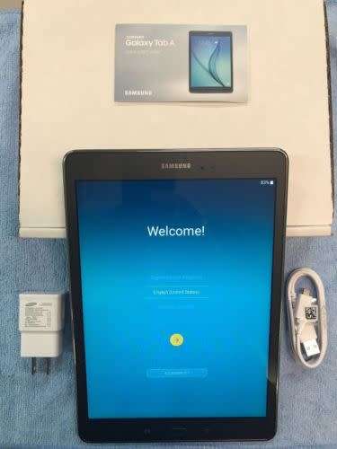 Samsung Galaxy Tab A SM-T550 16GB, Wi-Fi, 9.7in - Smoky Titanium