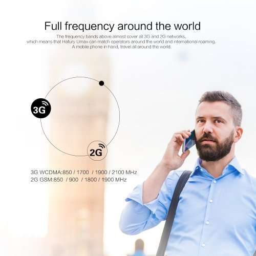 CUBOT HAFURY UMAX (2017) 6 3G Dual Sim Smartphone, Android 7, 16GB Storage, Dual CAMERA - Gold