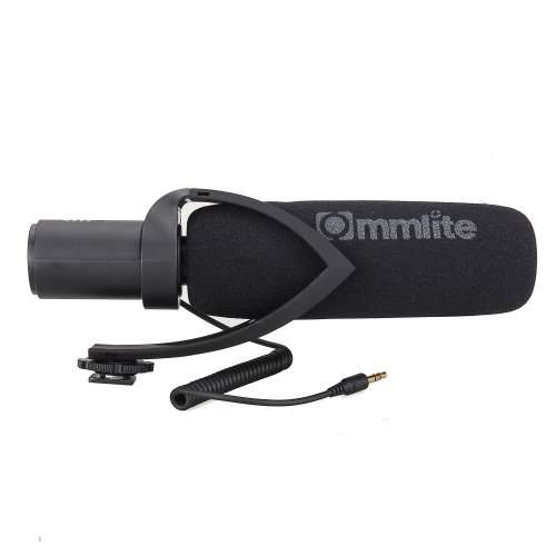Shotgun Video Microphone for Video and Interview with Nikon Canon Sony Camera, Camcorder (3.5mm)