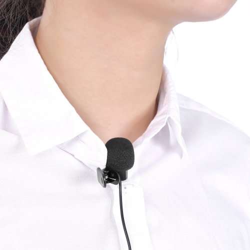 Neewer 3X 3.5mm Hands Free Clip on Mini Lapel Microphone (2X Lapel Microphone)